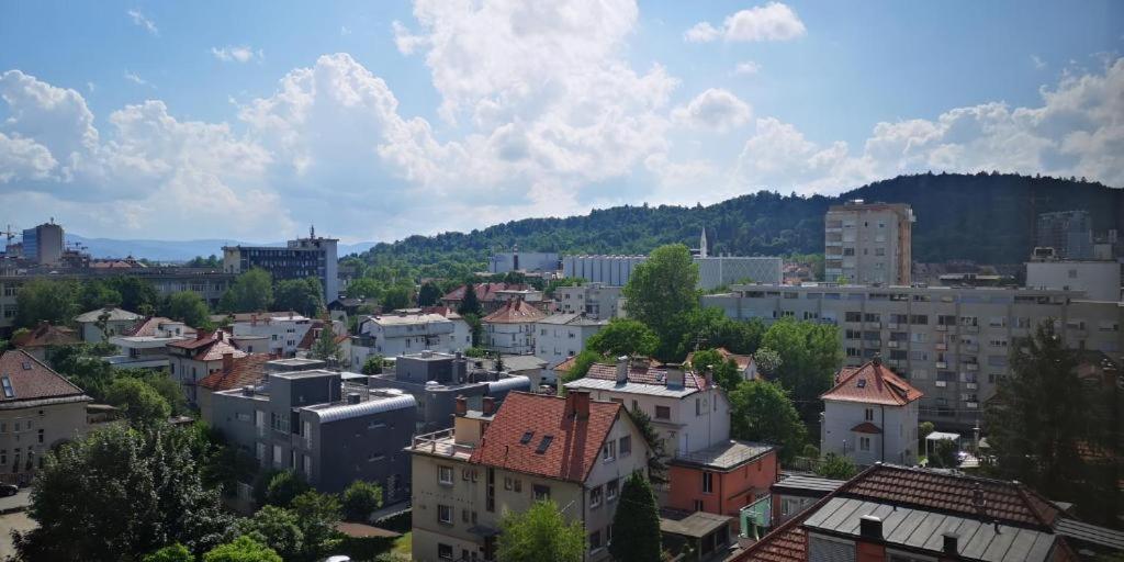 Corner Tower // Prijetno Stanovanje Za 4 Osebe + Free Parking Ljubljana Eksteriør billede